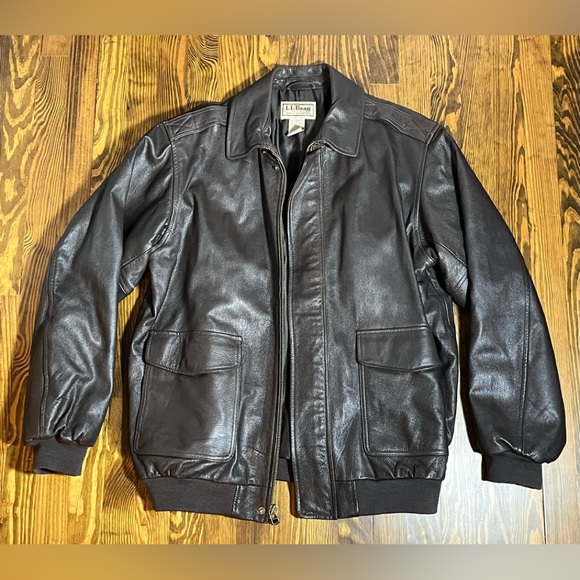 L.L. Bean Jackets & Coats Vintage Ll Bean Brown Goatskin Leather A2